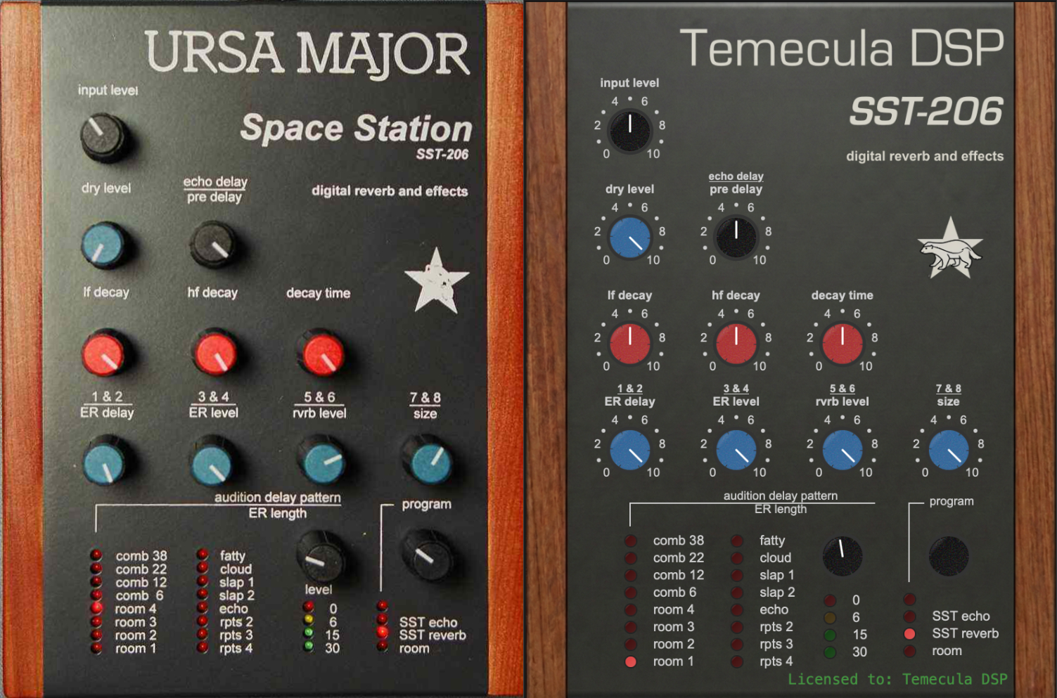 Ursa Major Space Station SST-282 alongside the Temecula DSP SST-206